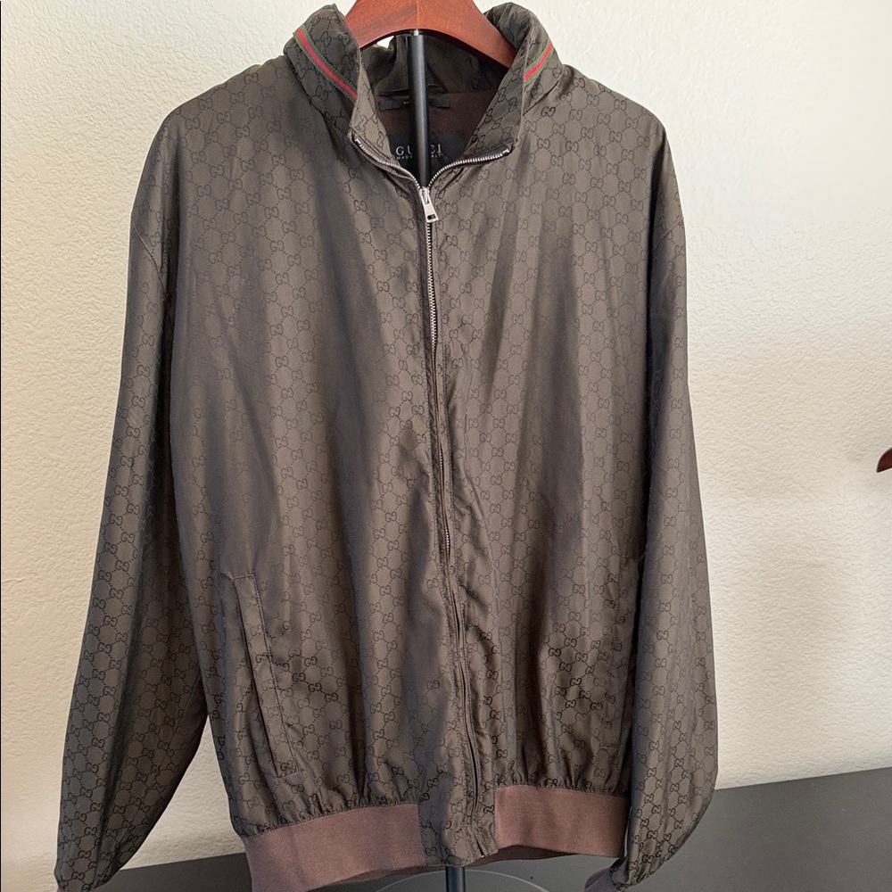 Gucci Dark Brown Windbreaker for Men